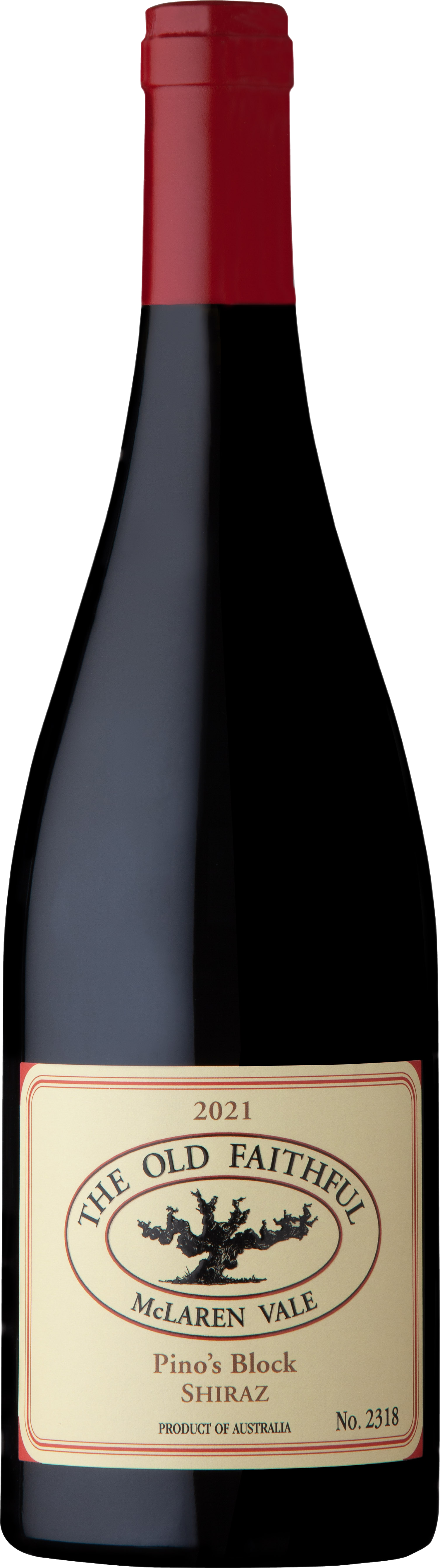 Nick Haselgrove Wines The Old Faithful Pino's Block Shiraz 2021